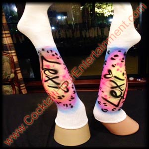 airbrush graffiti socks